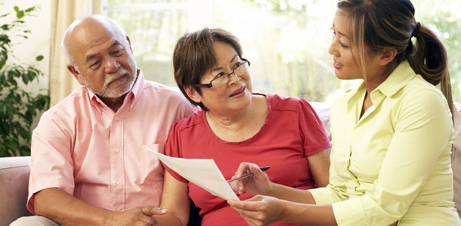 future residents consulting about their retirement