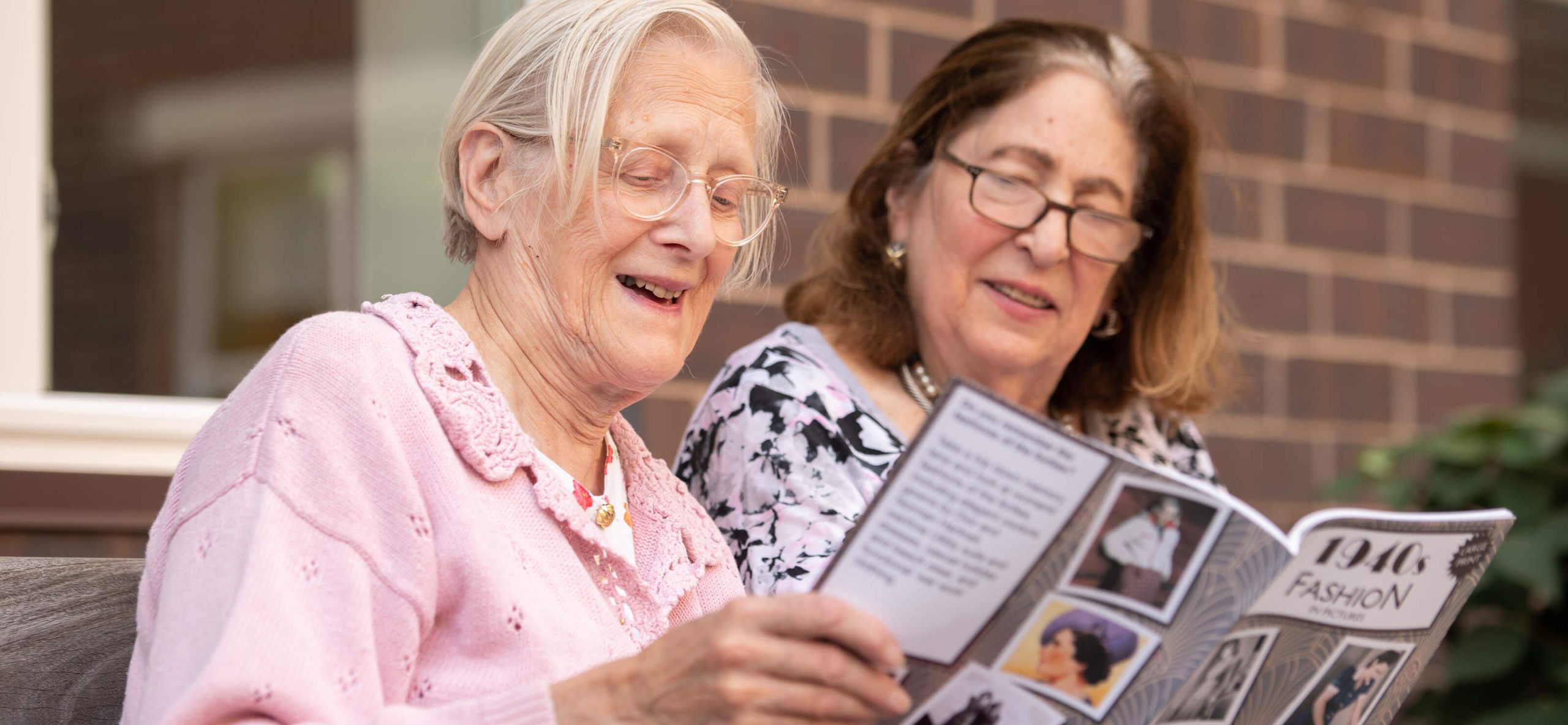 residents reading together